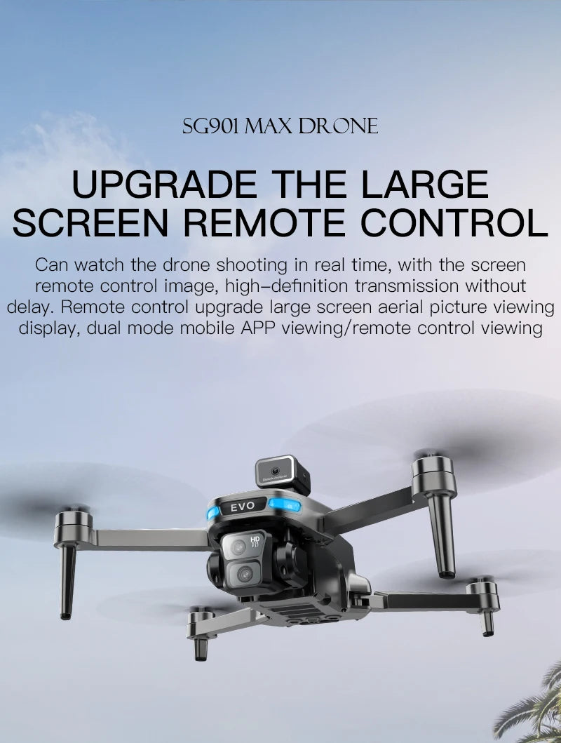 New SG901 MAX GPS Drone Professional 8K Camera Aerial FPV Brush Avoiding Obstacle with Large Screen Remote Control Folding Dron