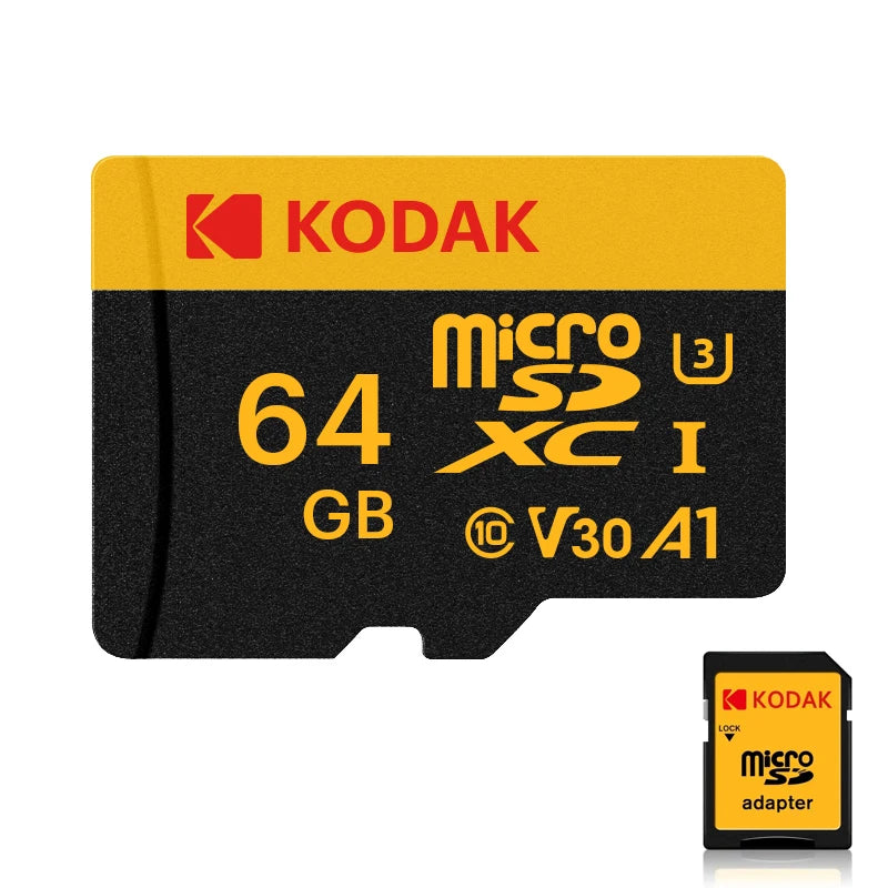 100% KODAK Original Microsd Card 512GB 256GB 128GB 64GB 32GB Class10 Memori Memory Card C10 TF Cards SDXC U3 4K For Drone Camera