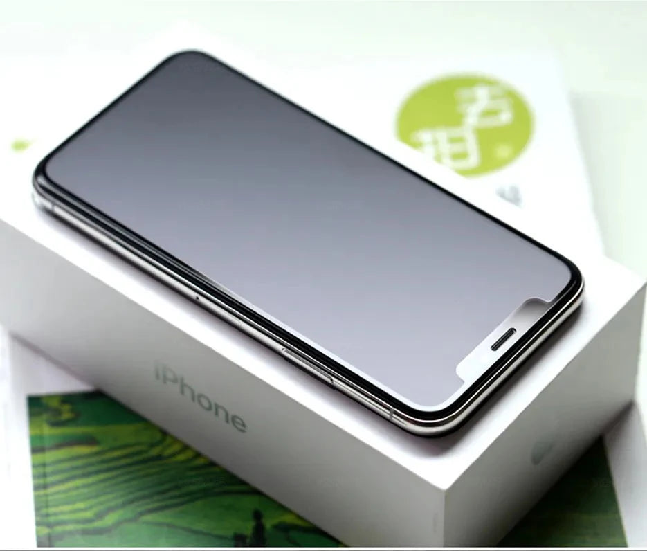 1-3Pcs Anti Fingerprint Frosted Matte Screen Protector for iPhone X XS XR 11 12 13 mini 14 15 16 Pro Max Plus SE Tempered Glass