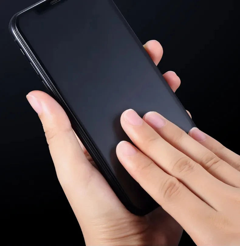 1-3Pcs Anti Fingerprint Frosted Matte Screen Protector for iPhone X XS XR 11 12 13 mini 14 15 16 Pro Max Plus SE Tempered Glass