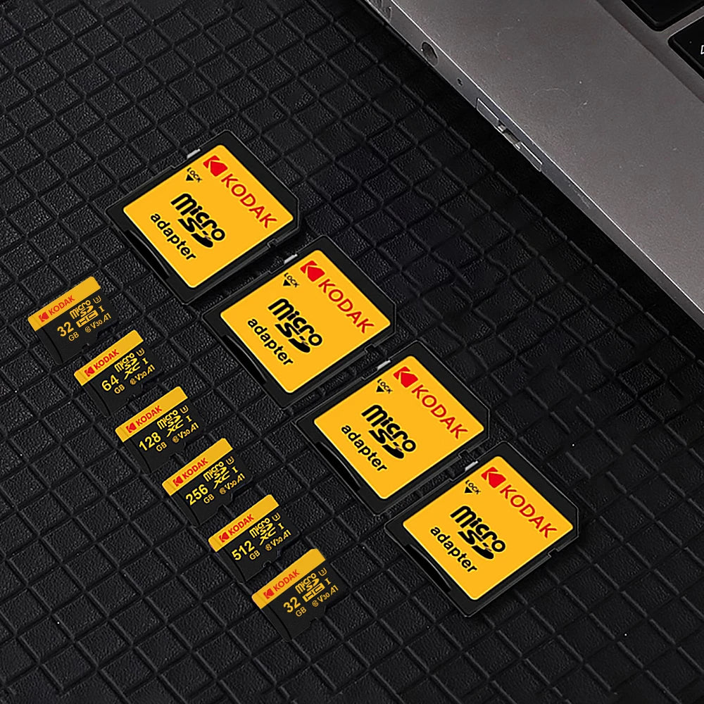 100% KODAK Original Microsd Card 512GB 256GB 128GB 64GB 32GB Class10 Memori Memory Card C10 TF Cards SDXC U3 4K For Drone Camera