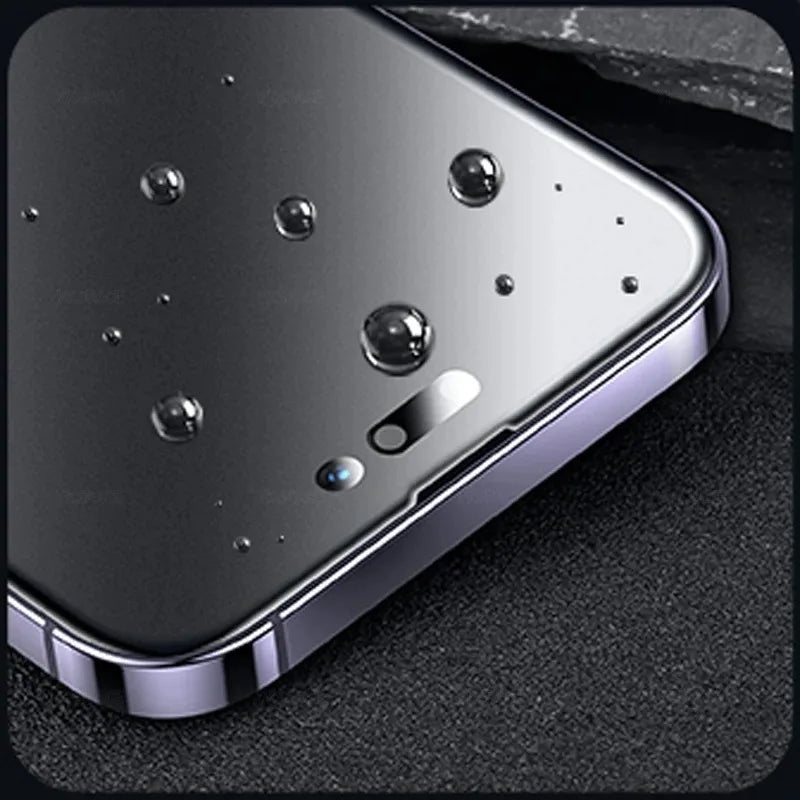 1-3Pcs Anti Fingerprint Frosted Matte Screen Protector for iPhone X XS XR 11 12 13 mini 14 15 16 Pro Max Plus SE Tempered Glass