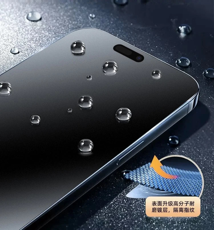 1-3Pcs Anti Fingerprint Frosted Matte Screen Protector for iPhone X XS XR 11 12 13 mini 14 15 16 Pro Max Plus SE Tempered Glass