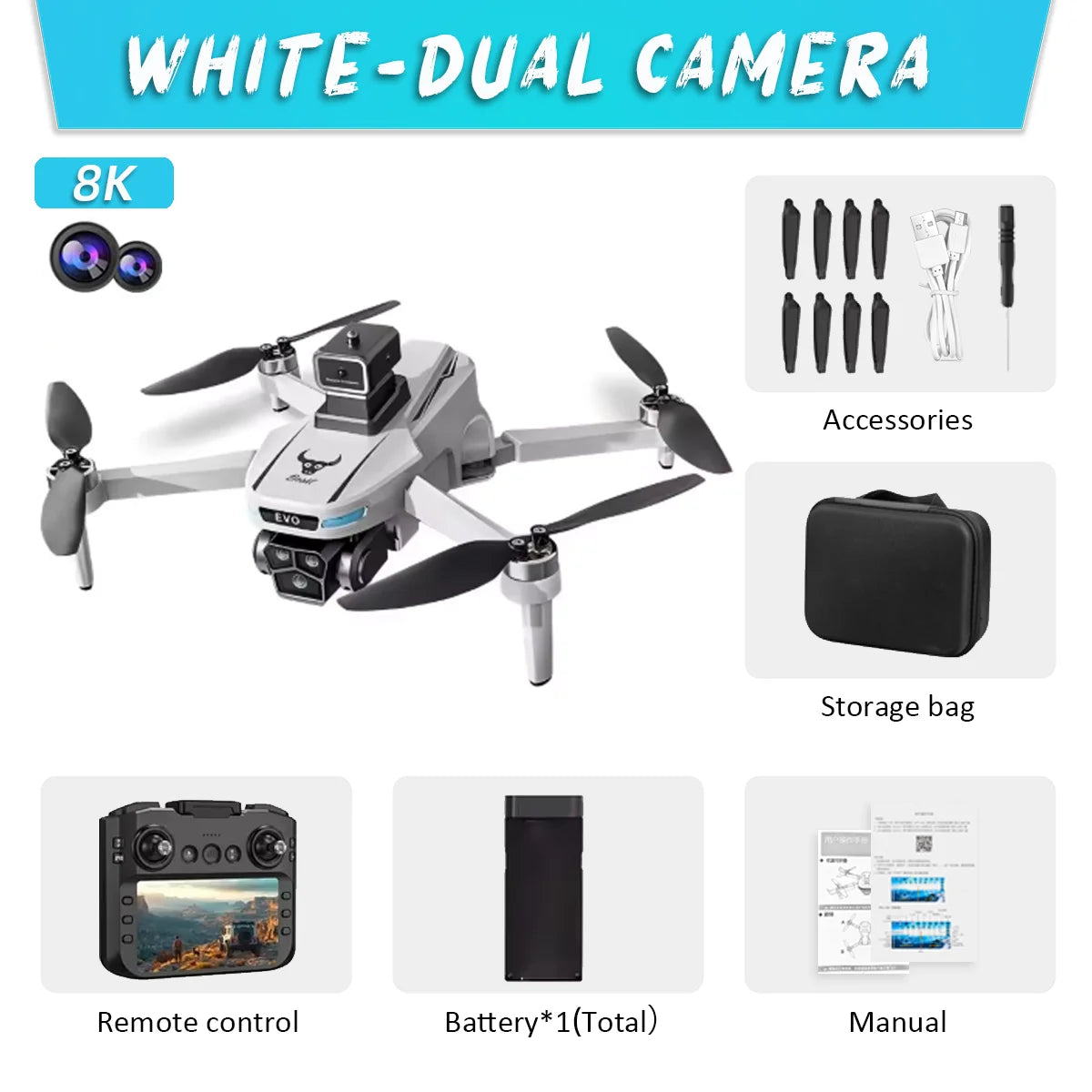 New SG901 MAX GPS Drone Professional 8K Camera Aerial FPV Brush Avoiding Obstacle with Large Screen Remote Control Folding Dron