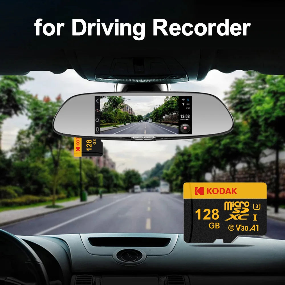 100% KODAK Original Microsd Card 512GB 256GB 128GB 64GB 32GB Class10 Memori Memory Card C10 TF Cards SDXC U3 4K For Drone Camera